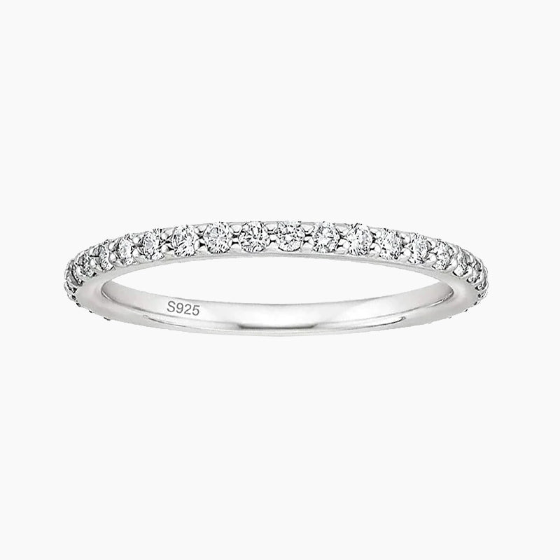 I Tried EAMTI's Sterling Silver Pave Eternity Ring — Honest Review (+ 50% Code)